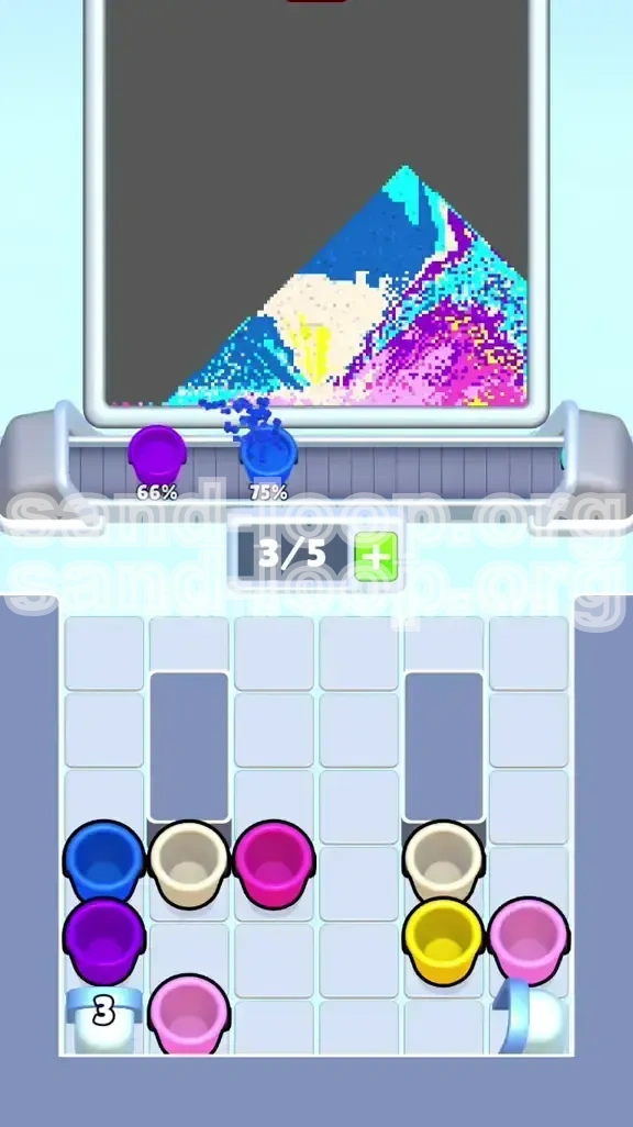 Sand Loop Level 454 screenshot 3