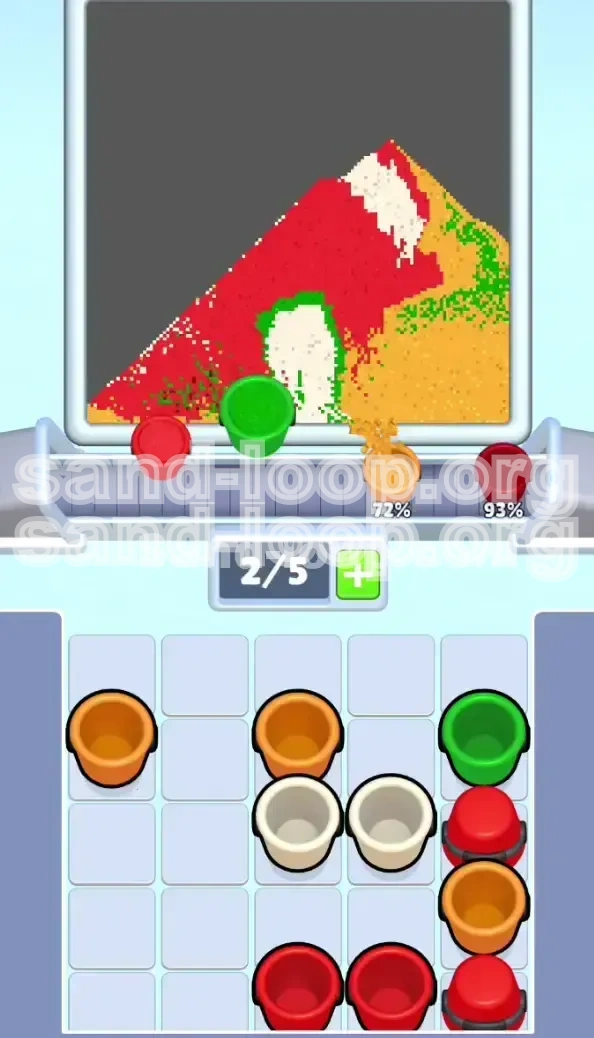 Sand Loop Level 455 screenshot 3