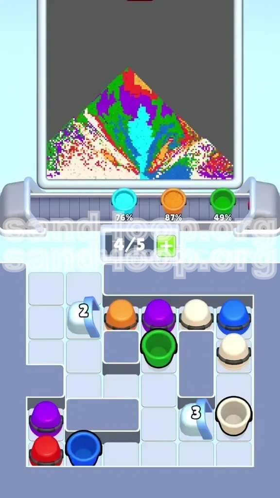 Sand Loop Level 457 screenshot 3