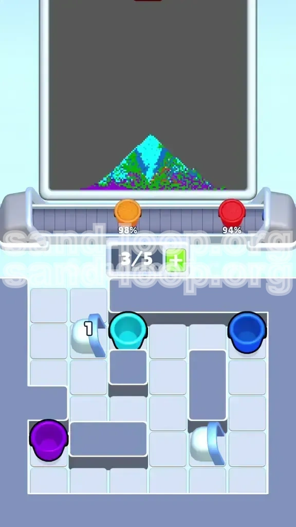 Sand Loop Level 457 screenshot 4