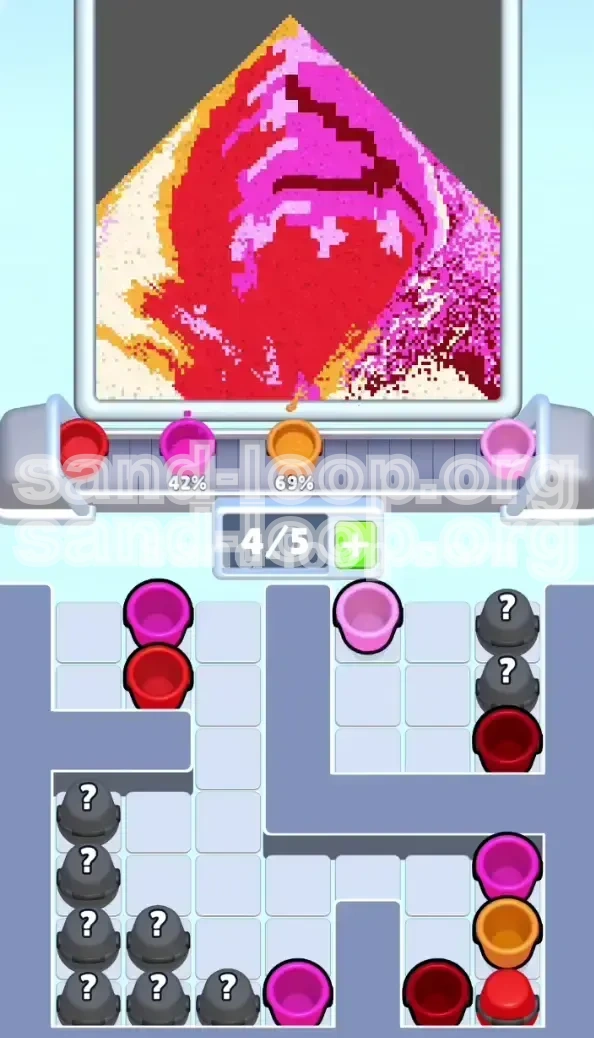 Sand Loop Level 458 screenshot 2