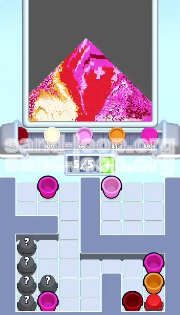 Sand Loop Level 458 screenshot 3