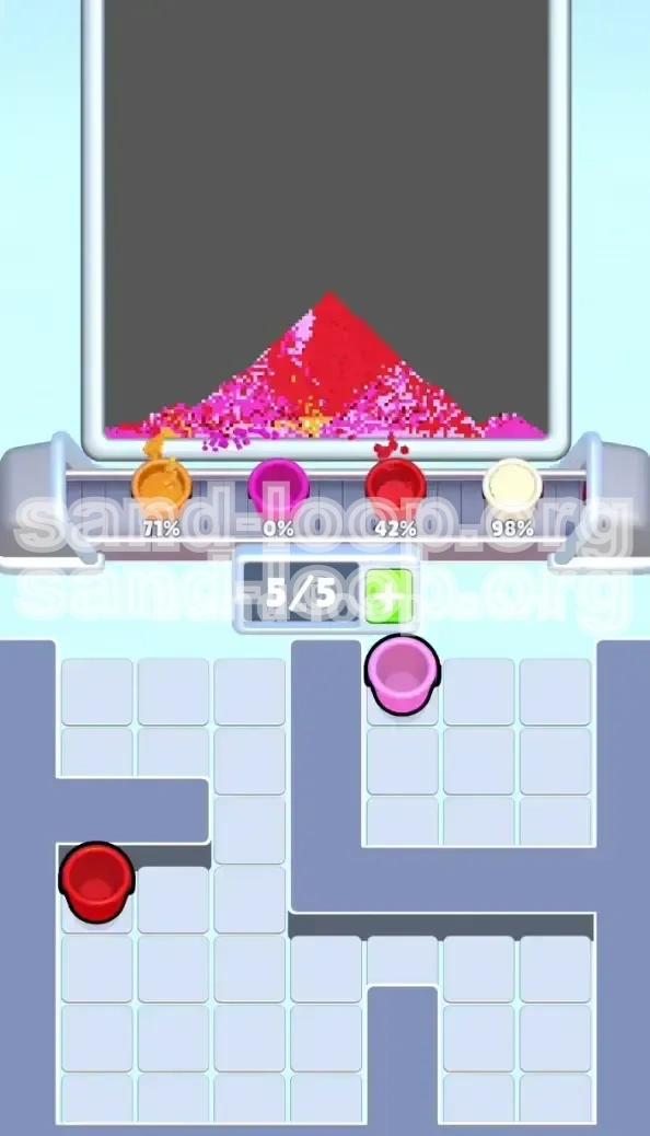 Sand Loop Level 458 screenshot 4