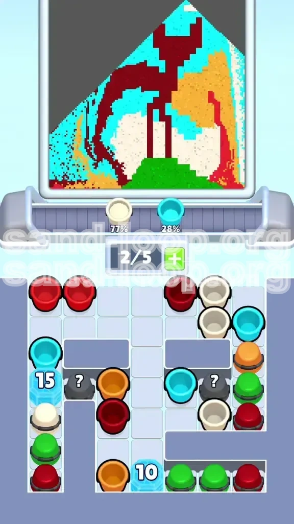 Sand Loop Level 462 screenshot 2