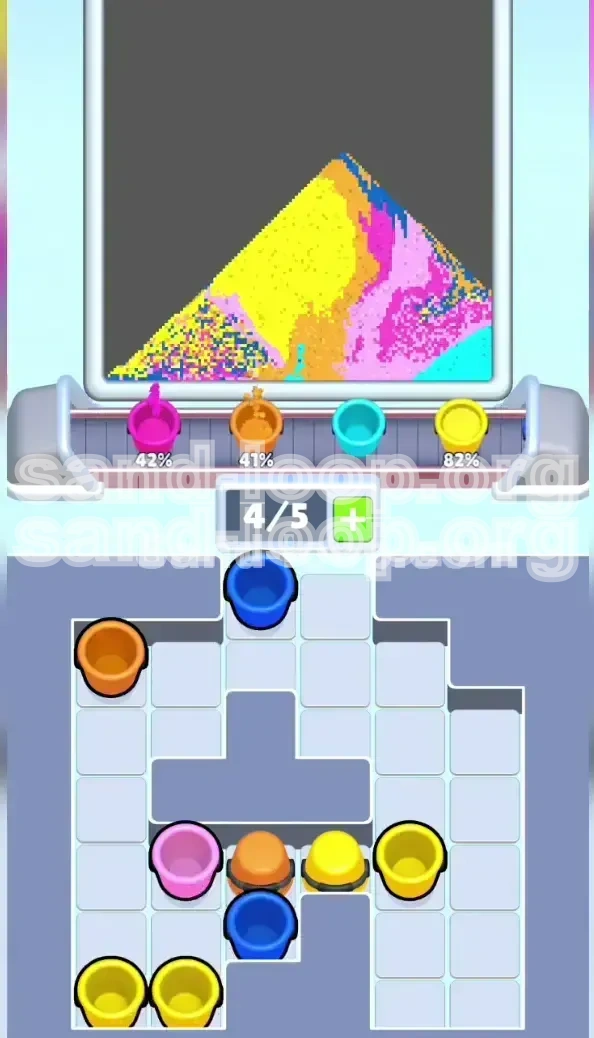 Sand Loop Level 463 screenshot 3