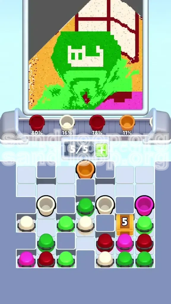 Sand Loop Level 465 screenshot 2