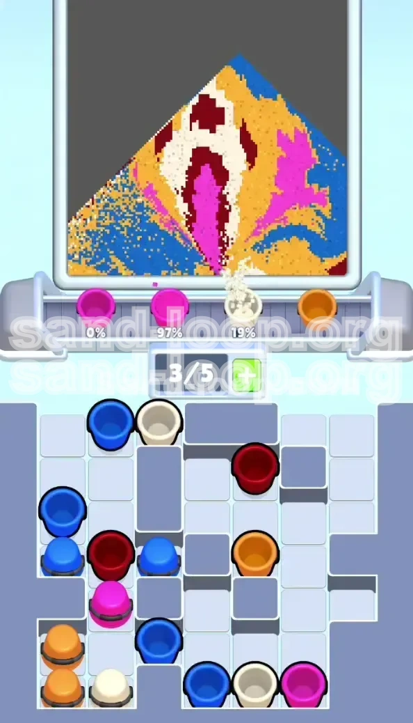 Sand Loop Level 466 screenshot 3