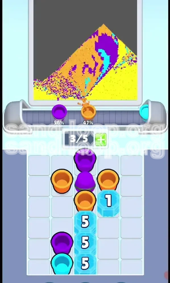 Sand Loop Level 47 screenshot 3