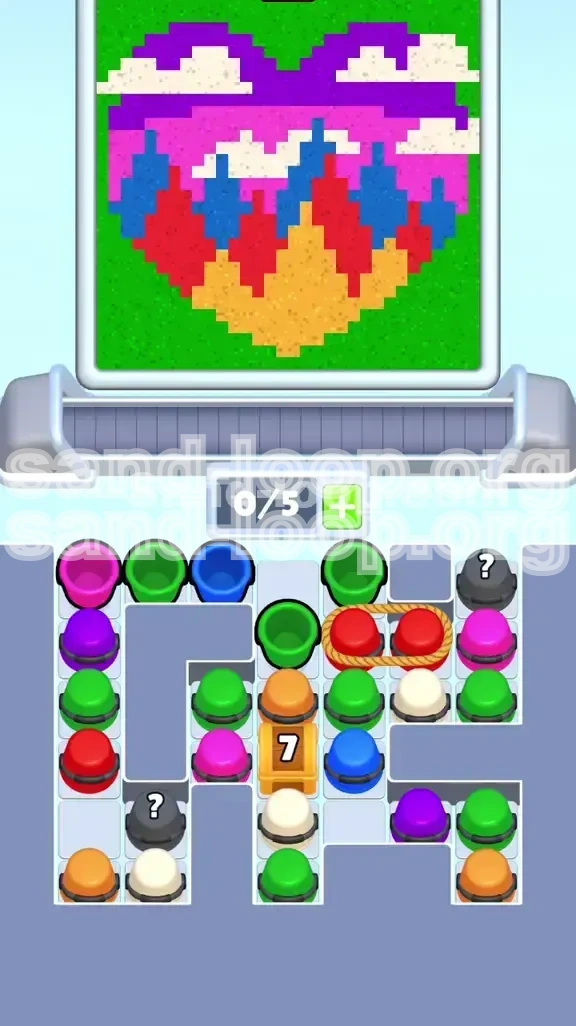 Sand Loop Level 477 screenshot 1