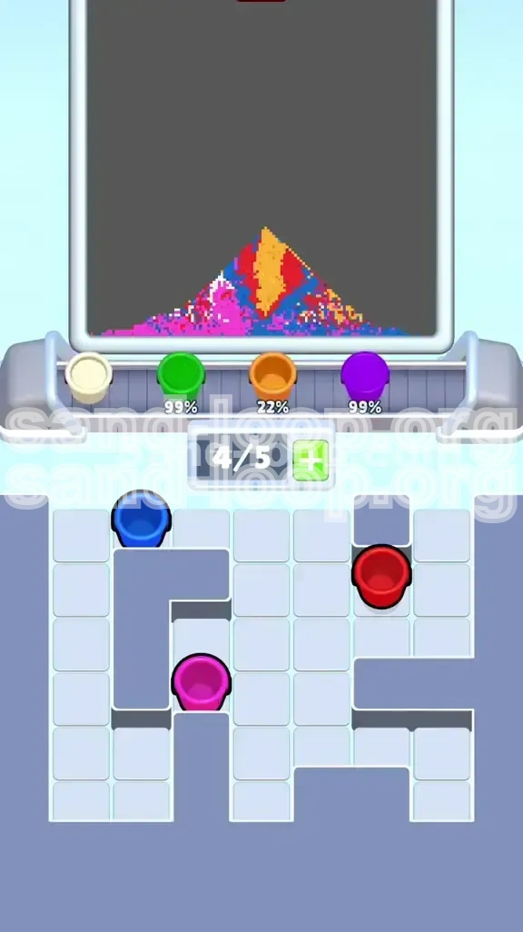 Sand Loop Level 477 screenshot 4