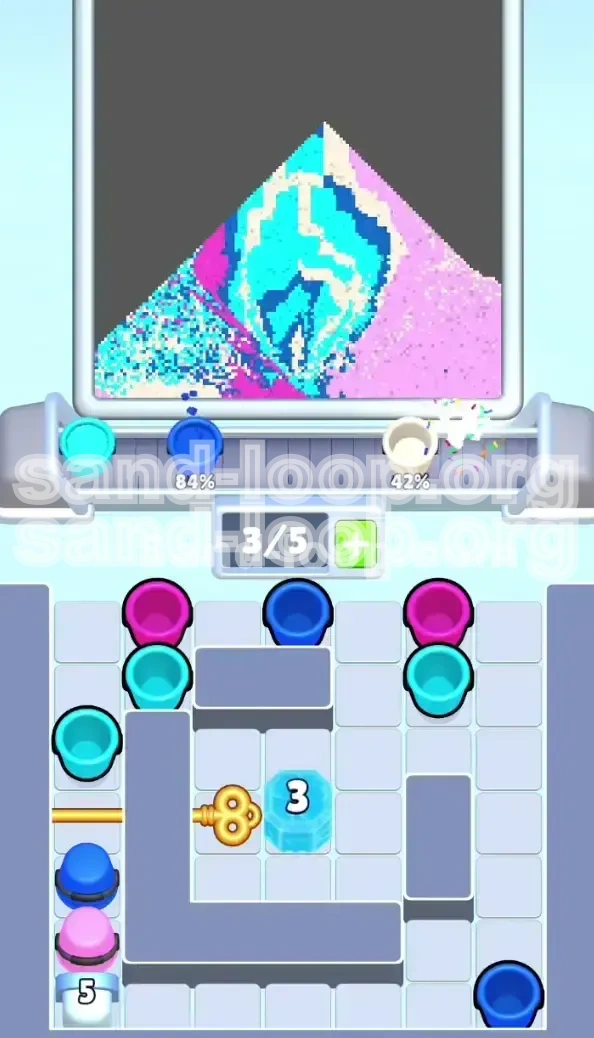Sand Loop Level 486 screenshot 3