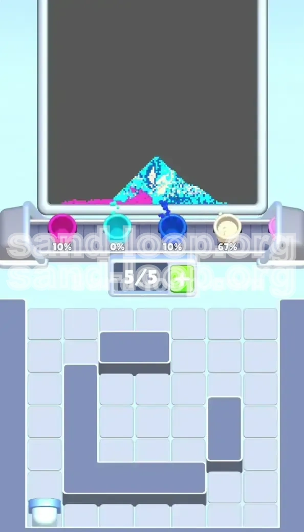 Sand Loop Level 486 screenshot 4