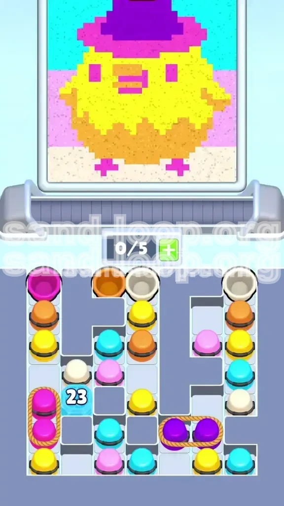 Sand Loop Level 487 screenshot 1