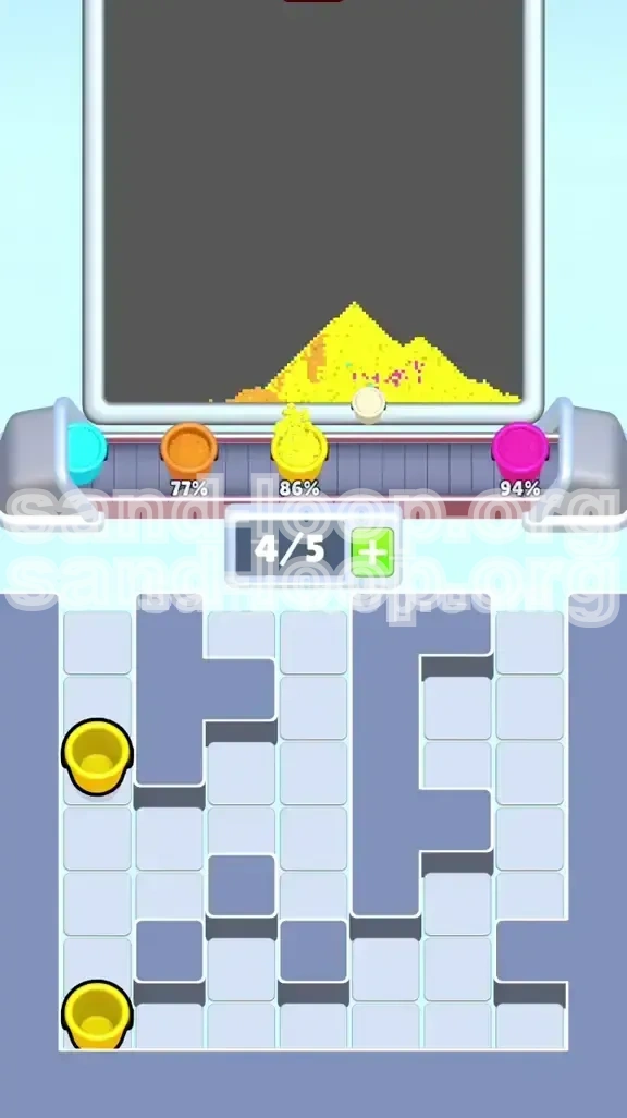 Sand Loop Level 487 screenshot 4