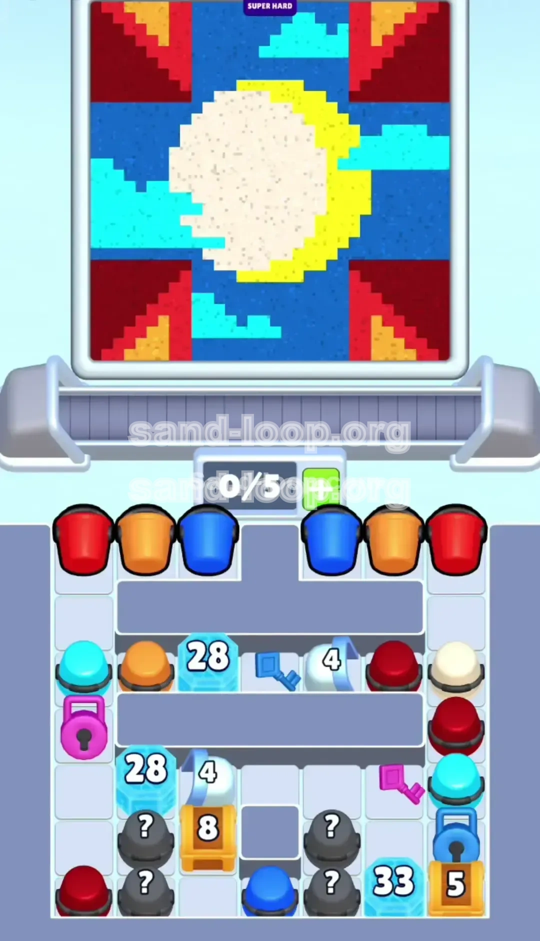 Sand Loop Level 490 screenshot 1
