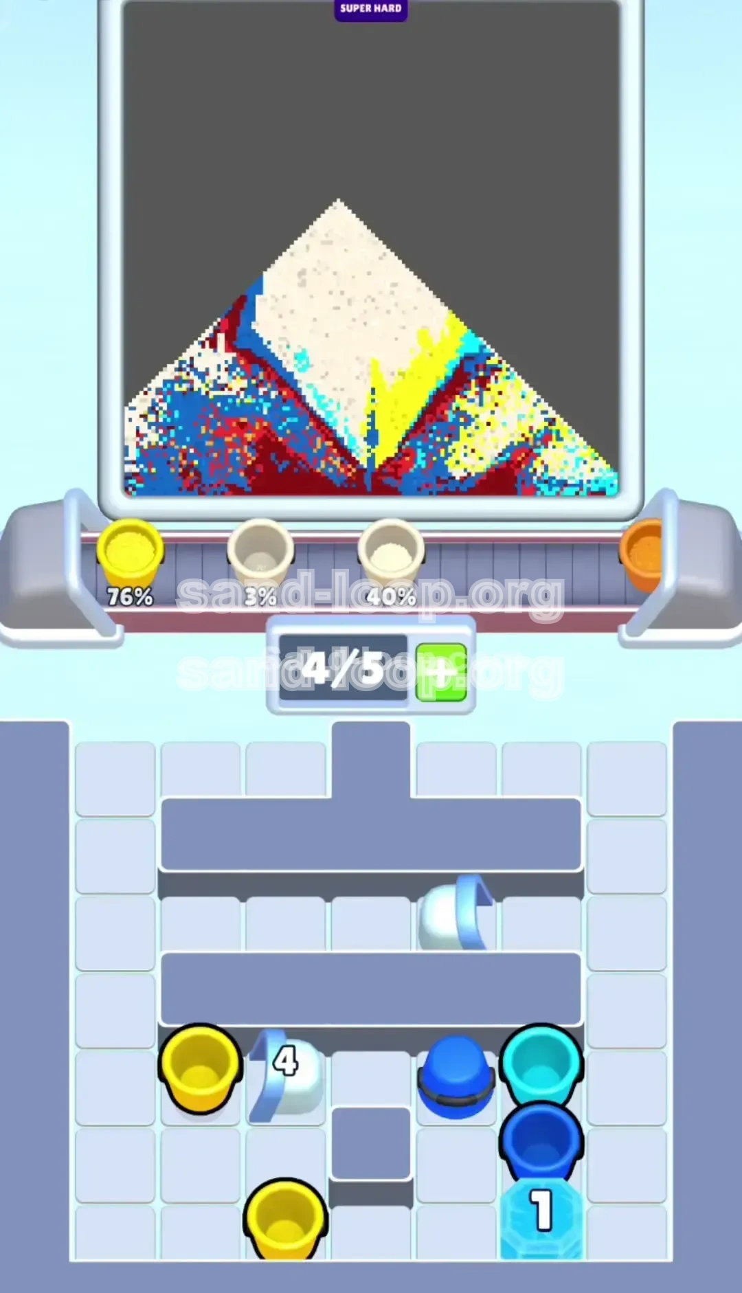 Sand Loop Level 490 screenshot 3