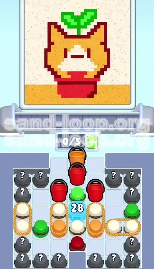 Sand Loop Level 493 screenshot 1