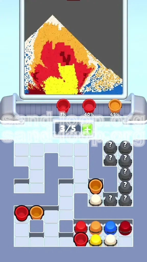 Sand Loop Level 494 screenshot 3