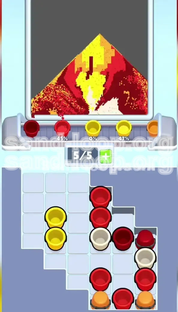 Sand Loop Level 495 screenshot 3