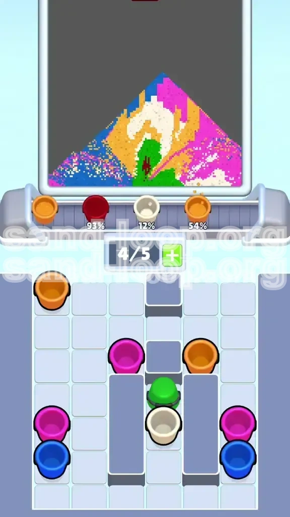 Sand Loop Level 497 screenshot 3