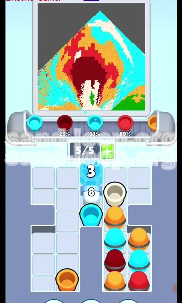 Sand Loop Level 50 screenshot 2