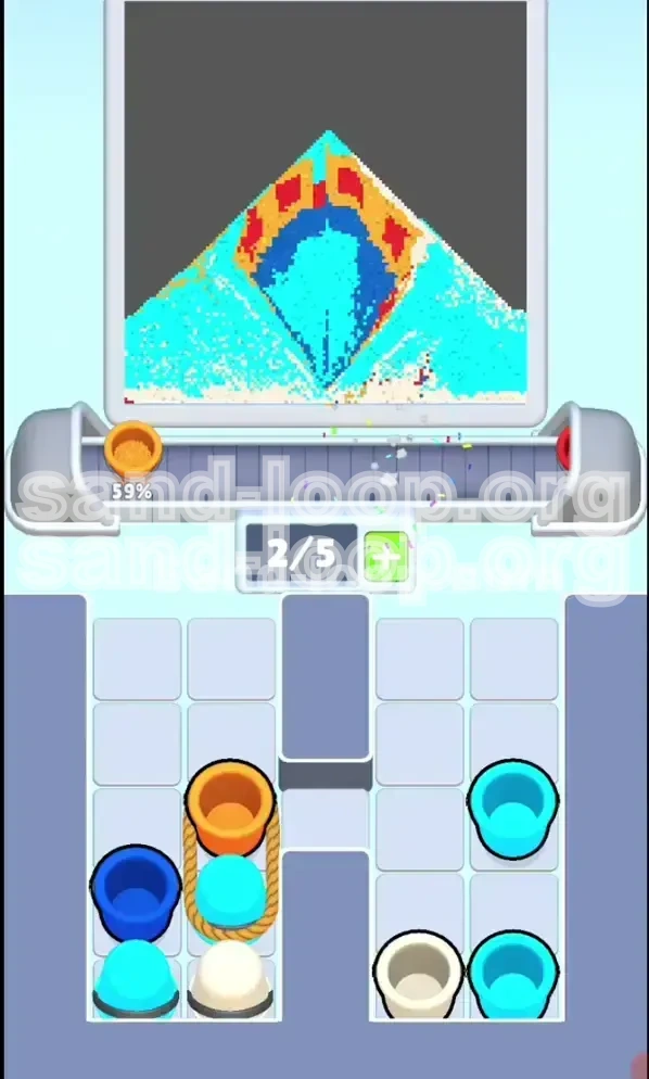 Sand Loop Level 51 screenshot 3