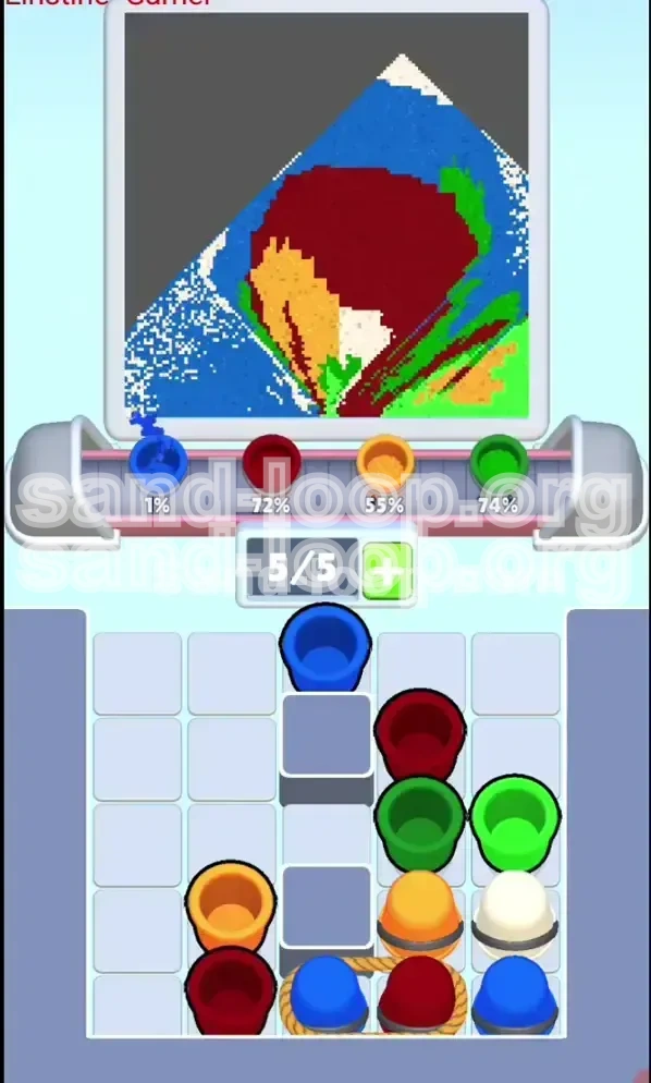 Sand Loop Level 55 screenshot 2