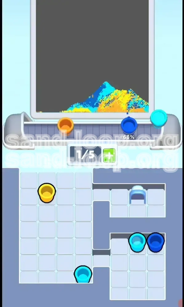 Sand Loop Level 84 screenshot 4