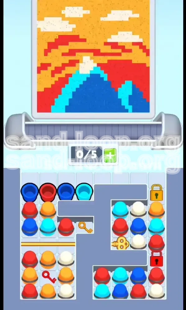 Sand Loop Level 85 screenshot 1